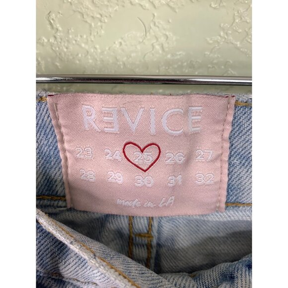 Vintage Revive Light Wash Straight Leg Denim Jeans Size 25 - Picture 5 of 13